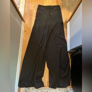 Black strapless jumpsuit